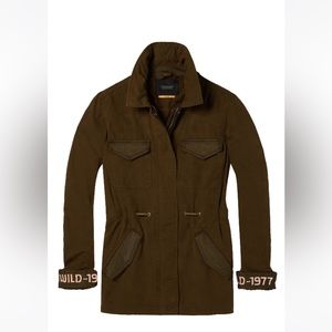 Scotch&Soda safari utility jacket jn Army green